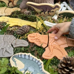 Prehistoric Fossil Dig & Build Set | 6 Dinosaur Skeletons Puzzle Kit