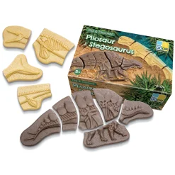 Prehistoric Fossil Dig & Build Set | 6 Dinosaur Skeletons Puzzle Kit