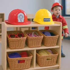 Premium Classroom Storage Shelf with 5 Baskets | Durable, Safe, GreenGuard Gold Certified Organizer