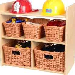 Premium Classroom Storage Shelf with 5 Baskets | Durable, Safe, GreenGuard Gold Certified Organizer