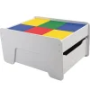 Preschool Building Brick Activity Table with Storage Drawer