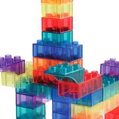 Preschool Size Transparent Building Bricks