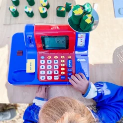 Pretend and Play® Teaching Cash Register | Engaging Money Math Games & Play Money Included