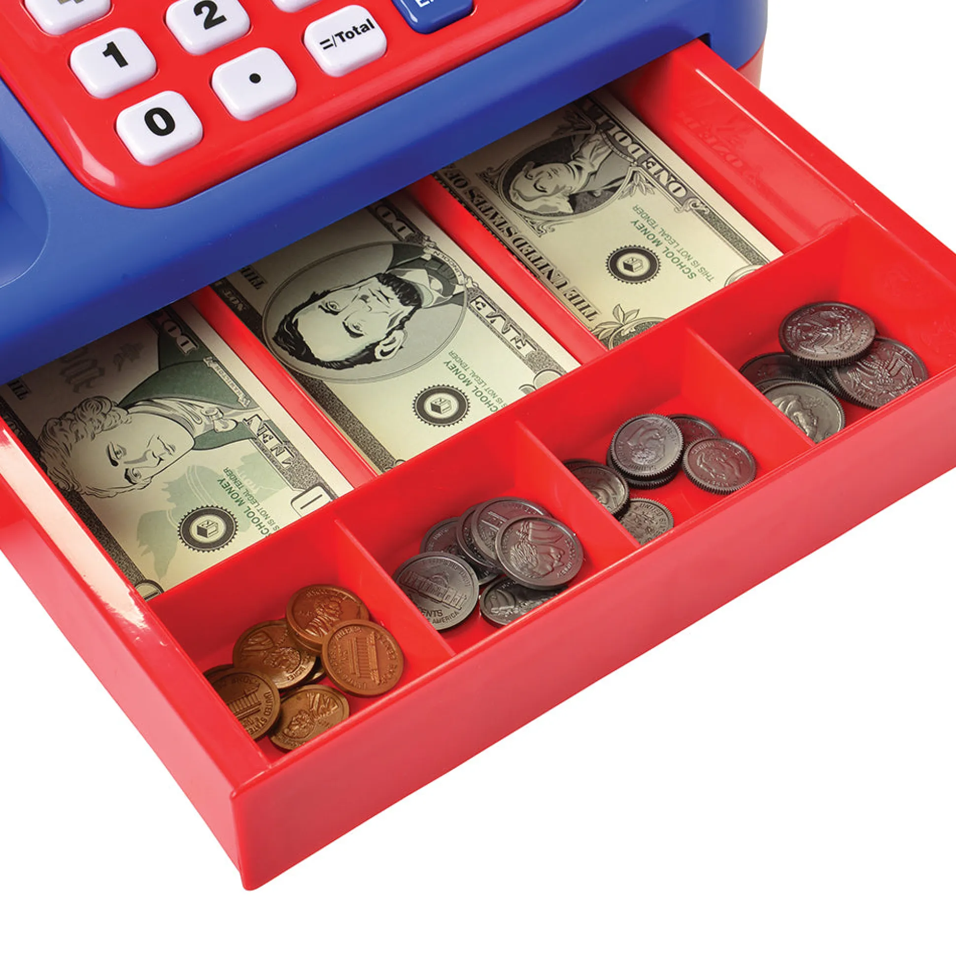 Pretend and Play® Teaching Cash Register | Engaging Money Math Games & Play Money Included