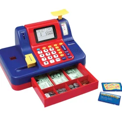 Pretend and Play® Teaching Cash Register | Engaging Money Math Games & Play Money Included
