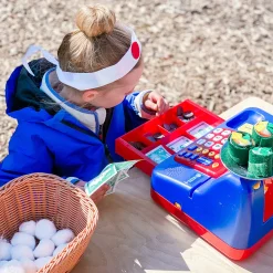Pretend and Play® Teaching Cash Register | Engaging Money Math Games & Play Money Included