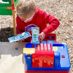 Pretend and Play® Teaching Cash Register | Engaging Money Math Games & Play Money Included