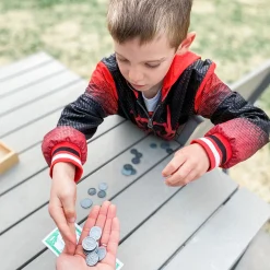 Pretend and Play® Teaching Cash Register | Engaging Money Math Games & Play Money Included