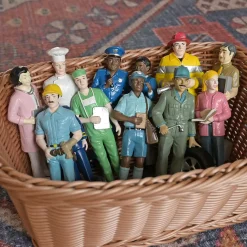 Pretend Professionals Career Figurine Set | 12 Realistic Vinyl Occupation Toys