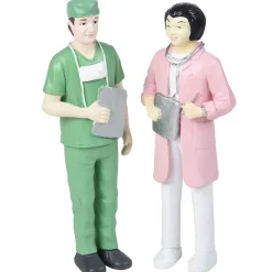 Pretend Professionals Career Figurine Set | 12 Realistic Vinyl Occupation Toys