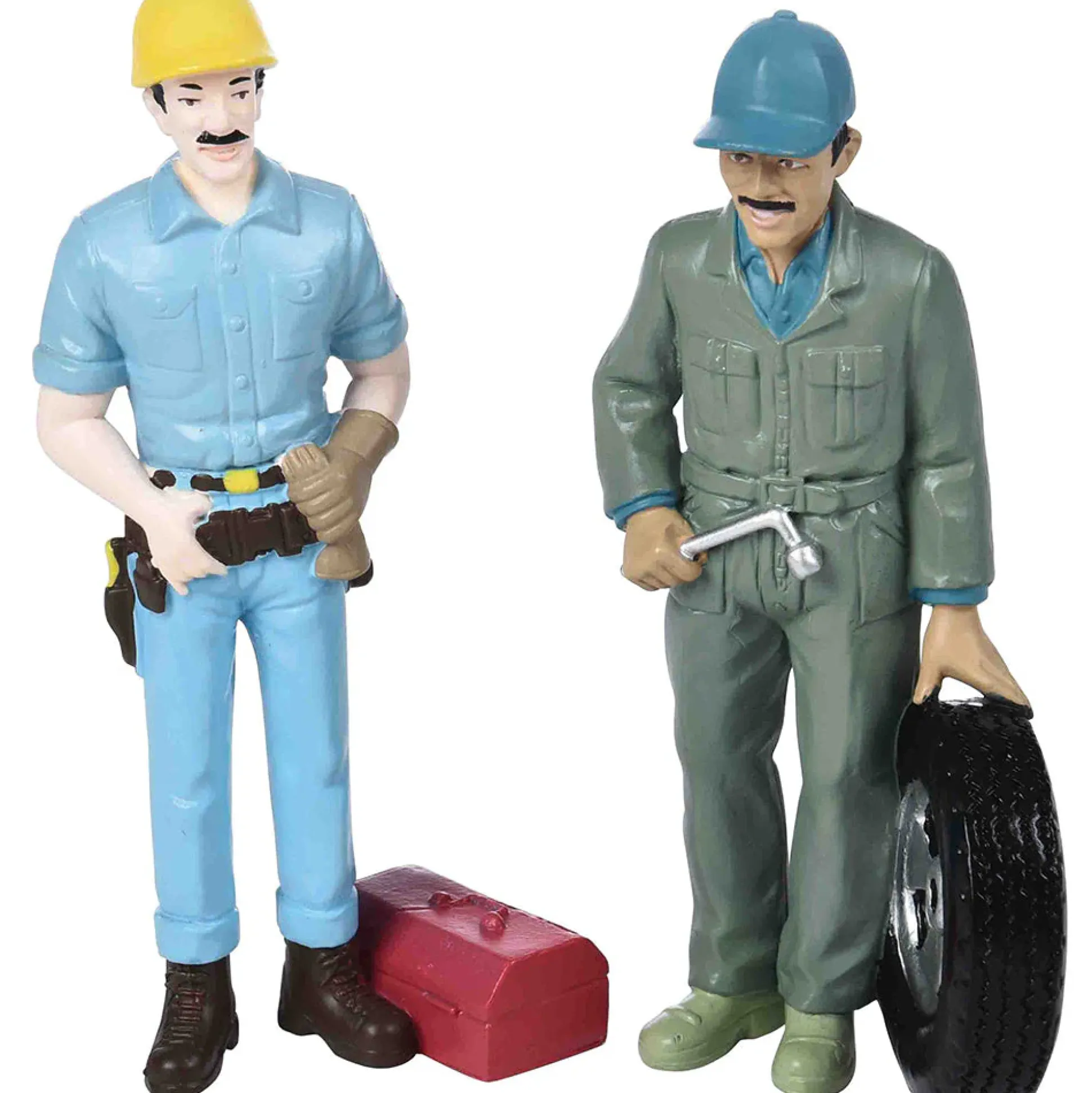 Pretend Professionals Career Figurine Set | 12 Realistic Vinyl Occupation Toys