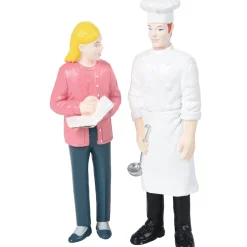 Pretend Professionals Career Figurine Set | 12 Realistic Vinyl Occupation Toys