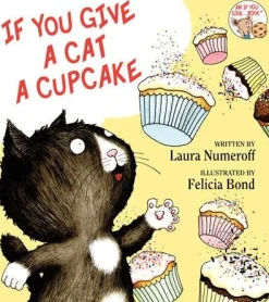 Puppet and Props and If You Give A Cat A Cupcake Book*