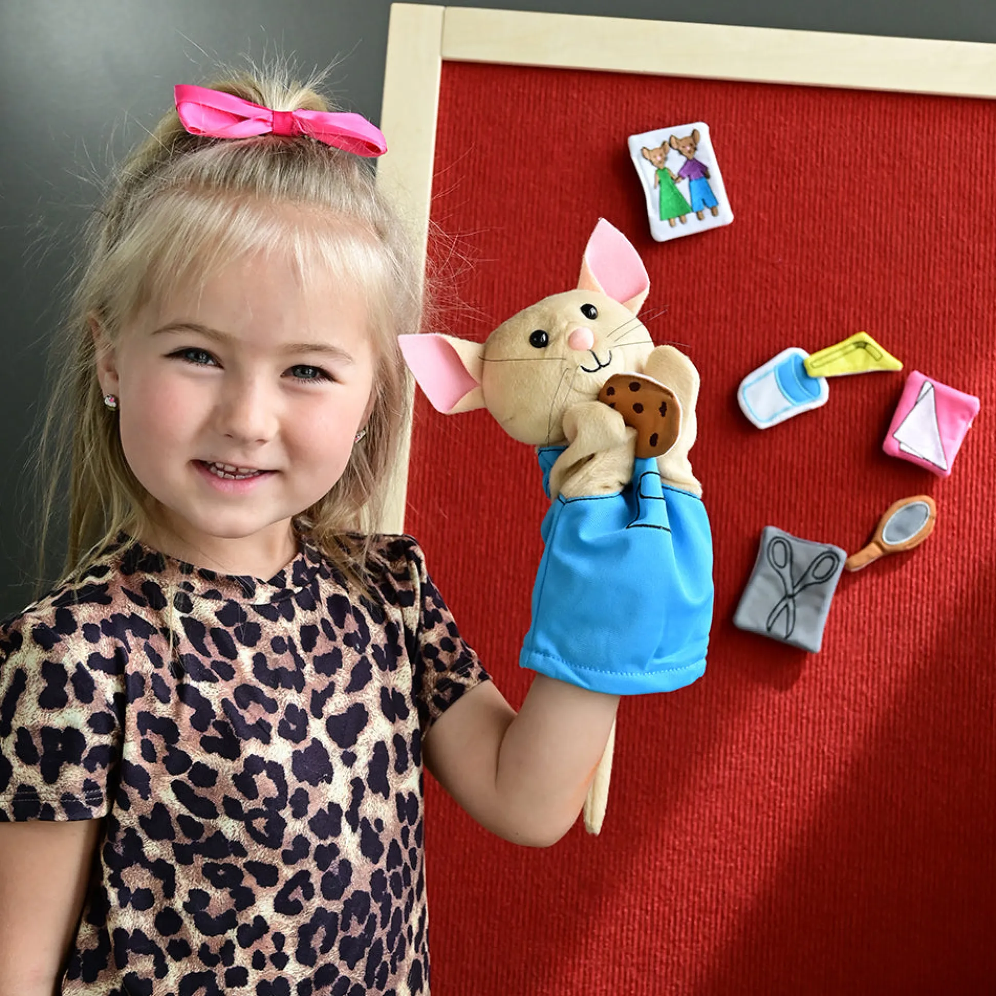 Puppet and Props for If You Give A Mouse A Cookie Book*