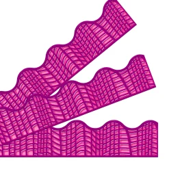 Purple Reptile Classroom Border Trimmer -39 ft