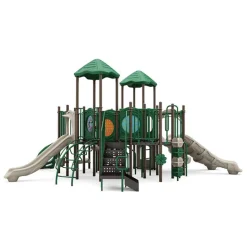 Quad Rush Commercial Toddler Playground Structure | ADA-Compliant Playset with Slides