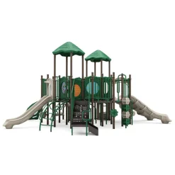 Quad Rush Commercial Toddler Playground Structure | ADA-Compliant Playset with Slides