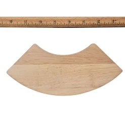 Quarter Circle Arch Block | Individual Wood Unit Blocks