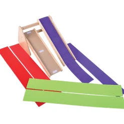 Race & Roll STEM Ramp Set | Hardwood Motion Ramps for Preschool Physics & Engineering Play