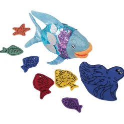 Rainbow Fish Puppet & Feltboard Set | 15 Piece Storytime Props*