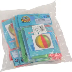 Rainbow Inflatable Beach Balls | 12 Pack of 9-Inch Colorful Play Balls
