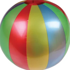 Rainbow Inflatable Beach Balls | 12 Pack of 9-Inch Colorful Play Balls