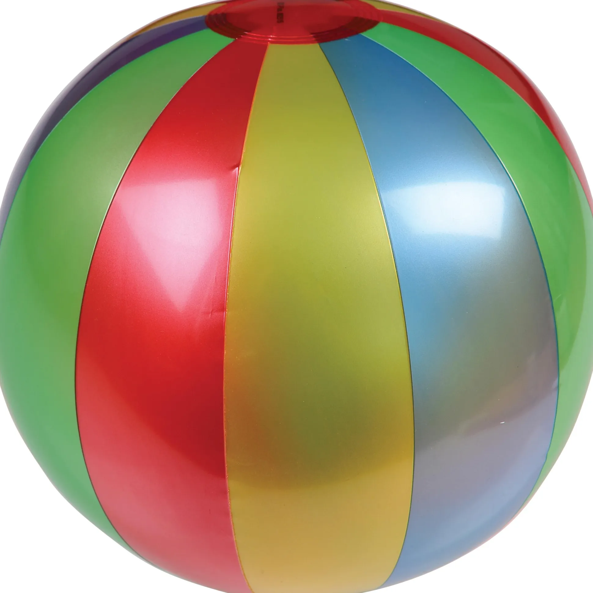 Rainbow Inflatable Beach Balls | 12 Pack of 9-Inch Colorful Play Balls
