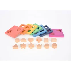 Rainbow Wooden Shape Stacker