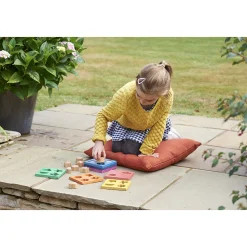 Rainbow Wooden Shape Stacker