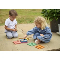 Rainbow Wooden Shape Stacker