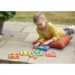 Rainbow Wooden Shape Stacker