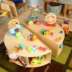 Read-A-Round Circle Bench | Cozy Classroom Seating with Storage & Cushioned Comfort