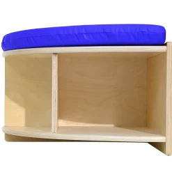 Read-A-Round Half Circle Bench | Comfortable Seating with Built-In Storage