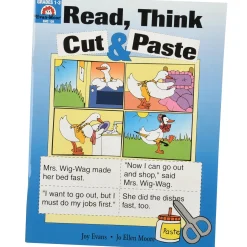 Read, Think, Cut & Paste Activity Book