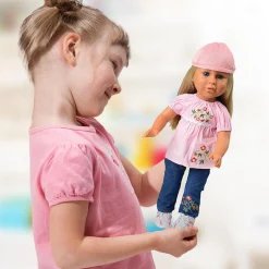 Realistic Doll Clothing Set for 16"–18" Dolls - Jeans, Hat & Shoes