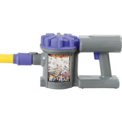 Realistic Handheld Pretend Vacuum with Attachments – Preschool Dramatic Play Cleaning Set