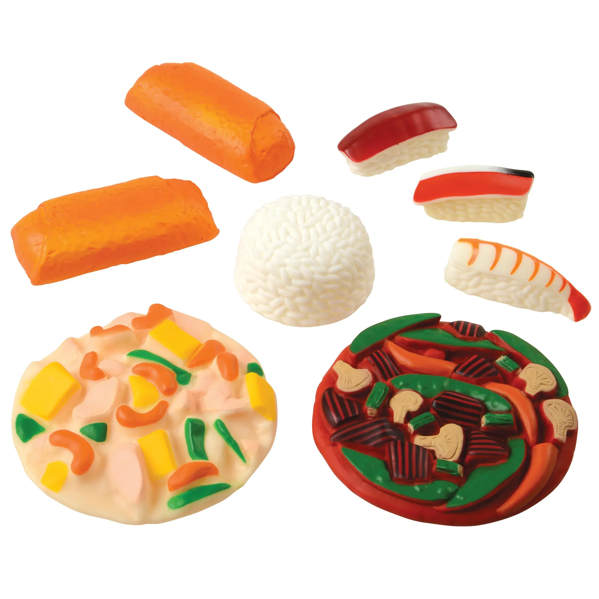 Realistic World Play Food Set