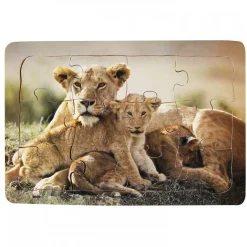 Real Life Mother & Baby Animal Puzzles - Wild Animals
