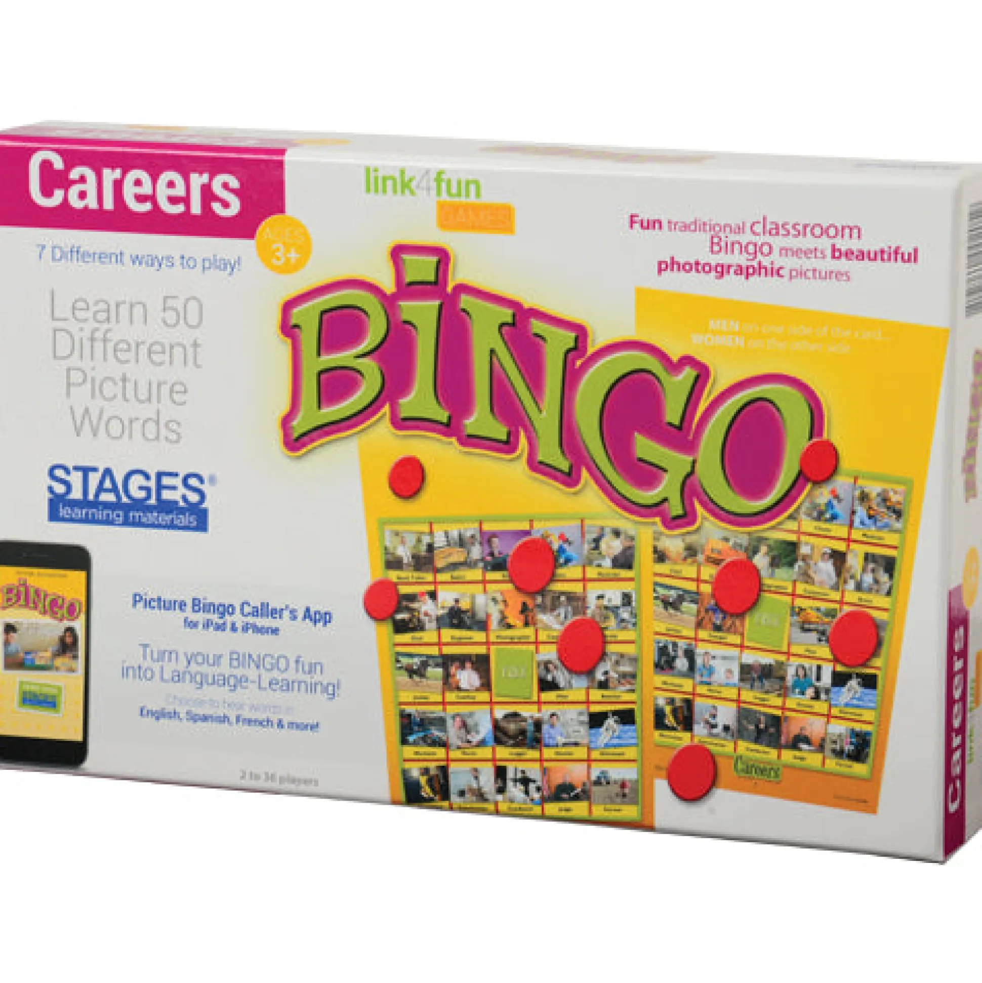 Real-Life Picture Bingo - Careers