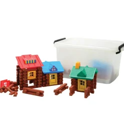 Real Wooden Pioneer Logs - 200 Pieces