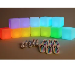 Rechargeable LED Light Blocks | 12-Piece Color-Changing STEM Sensory Building Set