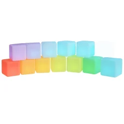 Rechargeable LED Light Blocks | 12-Piece Color-Changing STEM Sensory Building Set