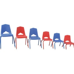 Red 16" Profile Stack Chair