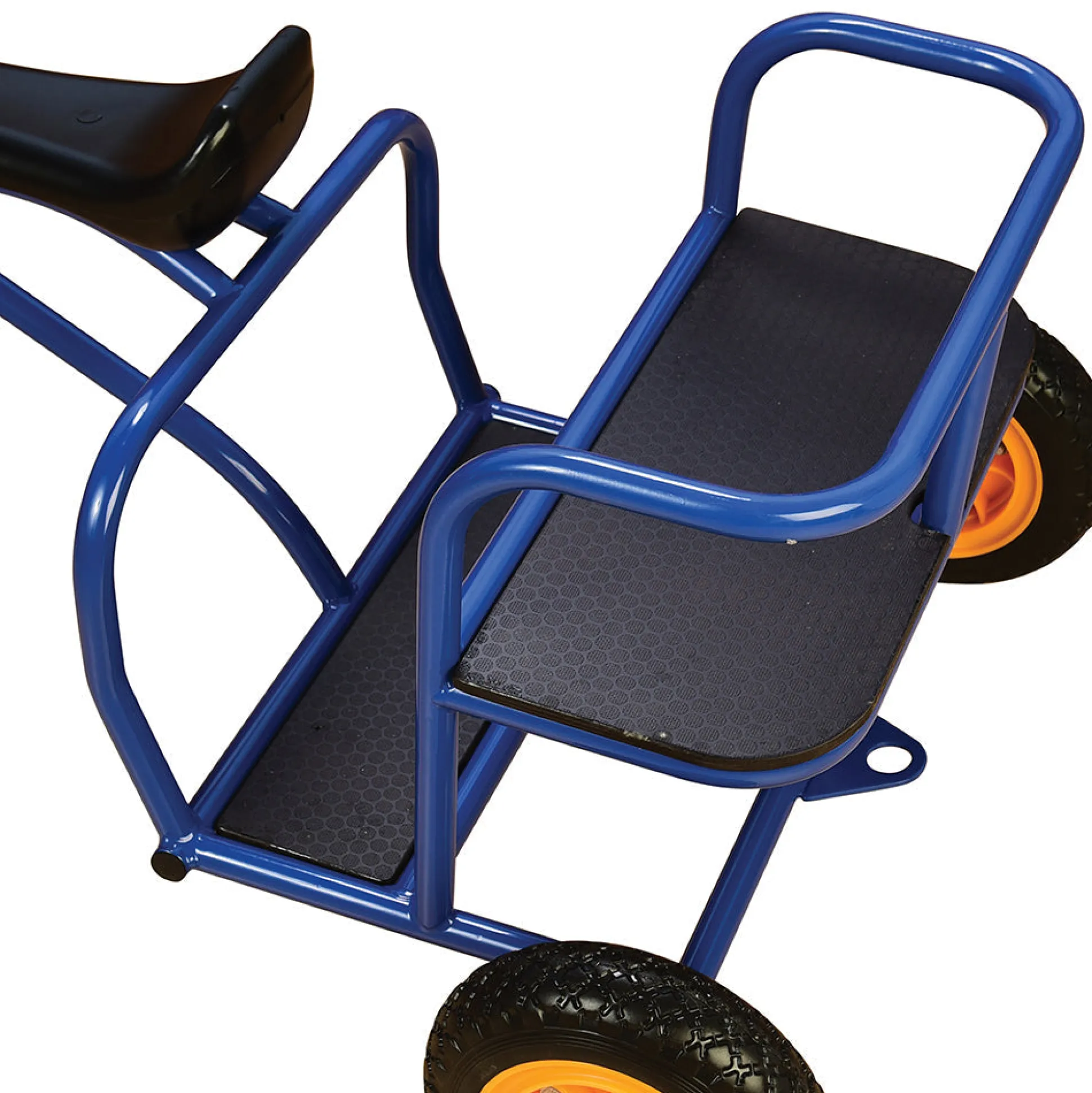 Ride-Along Taxi Trike | Two-Seat Playground Tricycle with Rear Passenger Seat