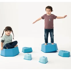 Rocking Balance Ice Stepping Stones | 6-Piece Anti-Slip Active Play Set