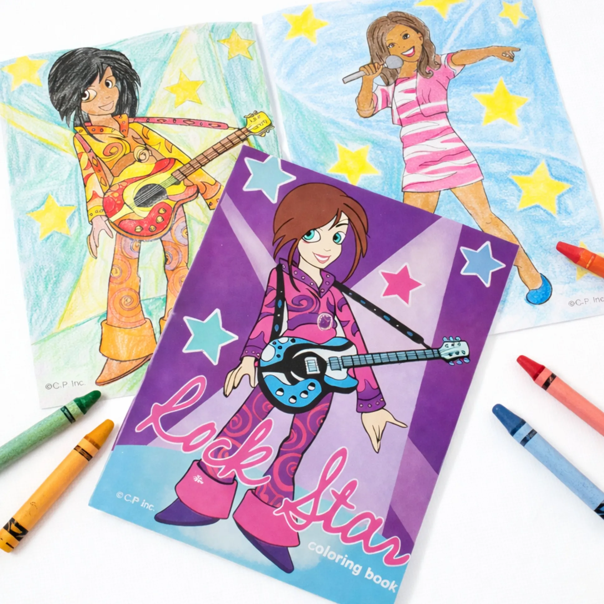 Rock Star Coloring Books – Set of 12