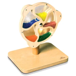 Rotating Bead Wheel Wooden Sensory Toy | Interactive Bead Spinner