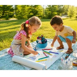 Rotating Desktop Art Carousel with 101 Creative Supplies