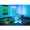 20" Round Interactive LED Floor Tile | Rechargeable Touch-Sensitive Sensory Light Tile