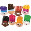 Roylco Diverse Faces Scissor Skills Hair Styling Activity Paper